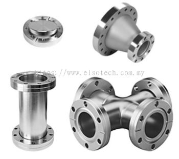 FA04500275L -Reducing nipple, 304 stainless steel, 4.50 - 2.75 inch ConFlat flange, 3.00 inch long