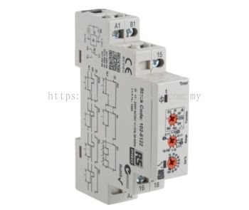 102-6122 - RS PRO SPDT Multi Function Multi timer, 12 → 230V ac/dc, DIN Rail Mount