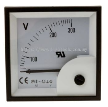 901-0526 - RS PRO Analogue Voltmeter AC 1.5 %, 68 x 68 mm