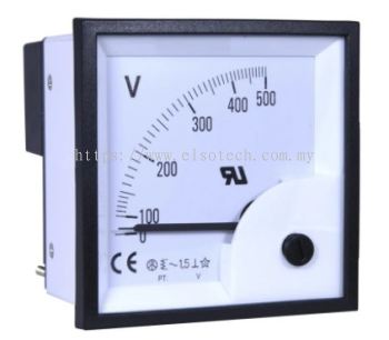 901-0520 - RS PRO Analogue Voltmeter AC 1.5 %, 68 x 68 mm