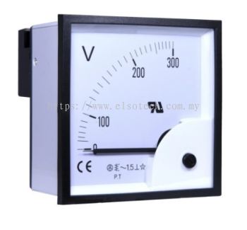 901-0539 - RS PRO Analogue Voltmeter AC ±1.5 %, 92 x 92 mm