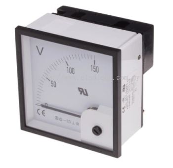 901-0560 - RS PRO Analogue Voltmeter DC 1.5 %, 90.5 x 90.5 mm