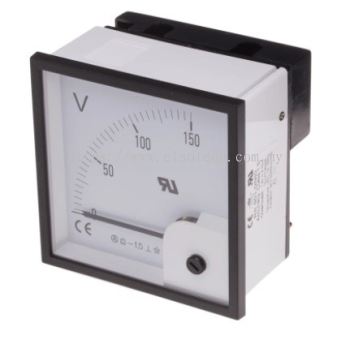 901-0560 - RS PRO Analogue Voltmeter DC ±1.5 %, 90.5 x 90.5 mm