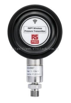  123-5234 - RS PRO Wireless Pressure Transducer for Various Media , 9bar Max Pressure Reading Analogue