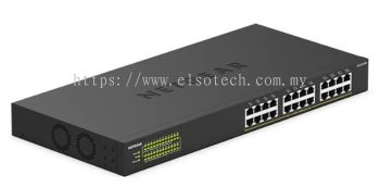 GS324PP-100EUS - NETGEAR GS324PP 24-Port Gigabit Ethernet Unmanaged PoE+ Switch - with 24 x PoE+ @ 380W