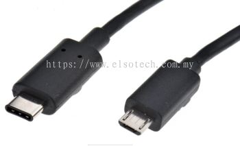  895-0509 - RS PRO Male USB C to Male Micro USB B, 1m, USB 3.1 Cable