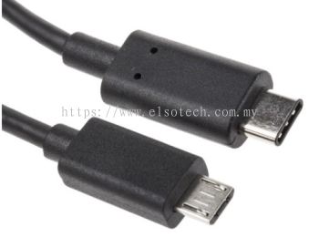 895-0502 - RS PRO Male USB C to Male Micro USB B, 2m, USB 3.1 Cable
