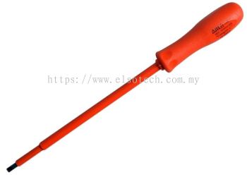  911-1118 - ITL Insulated Tools Ltd Flat Standard Screwdriver 6.5 x 1.2 mm Tip, VDE 1000V Approved