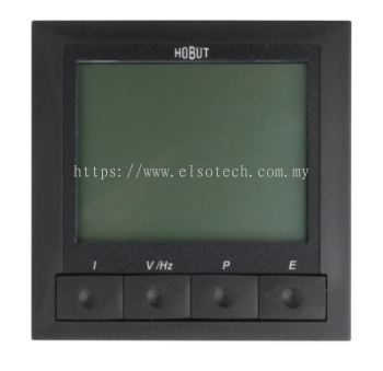  914-5281 - HOBUT M850 3 Phase LCD Energy Meter with Pulse Output, 92mm Cutout Height, Type Electromechanical