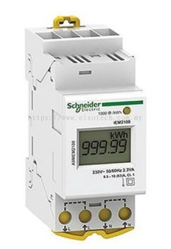  913-9637 - Schneider Electric Acti 9 iEM2000 1 Phase LCD Energy Meter, Type Electronic