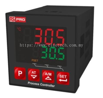  222-8151 - RS PRO DIN Rail PID Temperature Controller, 48 x 48mm 3 Input, 3 Output Analog Relay, 24 V Supply Voltage ON/OFF, PID