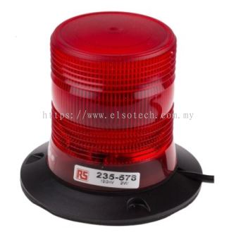 235-578 - RS PRO Red Xenon Flashing Beacon, 10 �� 30 V dc, Magnetic Mount, IP56