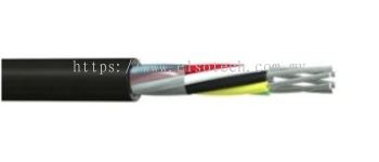  236-9220 - RS PRO Multicore Industrial Cable, 12 Cores, 0.5 mm2, Military, Unscreened, 25m, Black PVC Sheath
