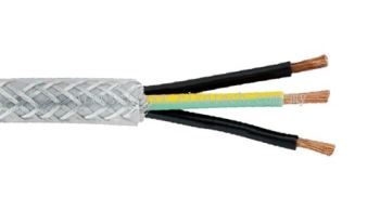  196-4661 - RS PRO Control Cable, 3 Cores, 0.75 mm2, SY, Screened, 50m, Transparent PVC Sheath