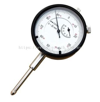 841-2559 - RS PROImperial Dial Indicator, Maximum of 1 in Measurement Range, 0.001 in Resolution , 0.008 mm Accuracy