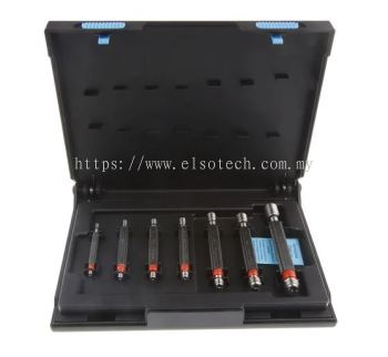 177-0511 - Volkel M10, M12, M3, M4, M5, M6, M8 Go/No Go Plug Gauge Set, 0.5mm Pitch Diameter