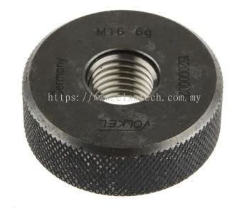  177-0545 - Volkel M16 x 2 Go Ring Ring Gauge, 2.0mm Pitch Diameter