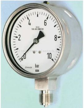  258-2403 - RS PRO Analogue Positive Pressure Gauge Bottom Entry 25bar, Connection Size G 1/2