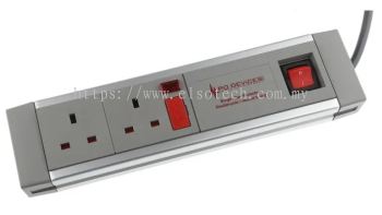 RS PRO 5m 4 Socket Type G - British Extension Lead