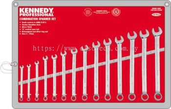 6-19mm PROFESSIONAL COMBWRENCH SET 14-PCE 