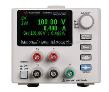 E36106A DC power supply, 100V, 0.4A, 40W
