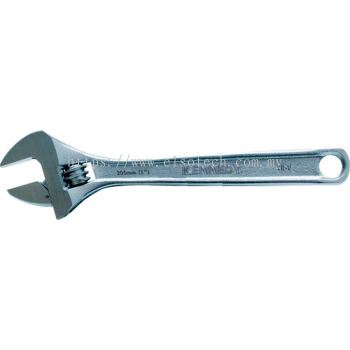 200mm/8" CHROMED FINISH ADJUSTABLE WRENCH