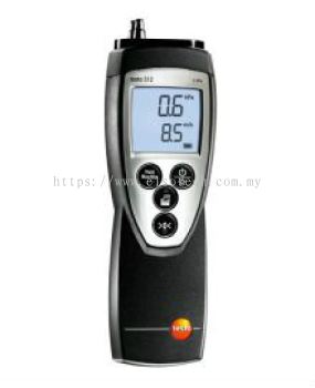 Testo 512 - Differential pressure meter for 020 hPa