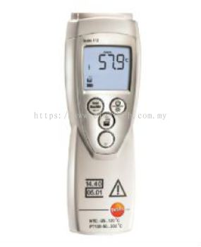 Testo 112 - Calibratable temperature measuring instrument