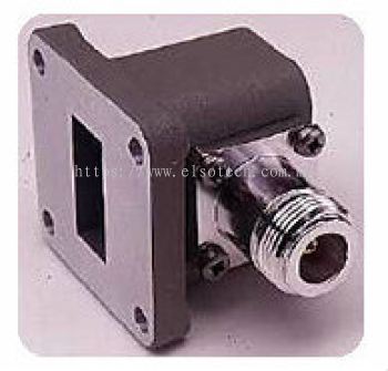 X281A Coaxial Waveguide Adapter, Type-N (f), 8.2 to 12.4 GHz