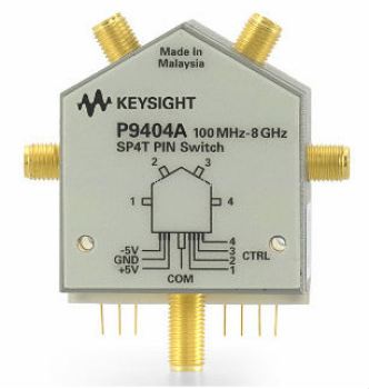 P9404A PIN Solid State Switch, 100 MHz to 8 GHz, SP4T