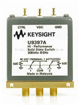 U9397A FET Solid State Switch, 300 kHz to 8 GHz, SPDT