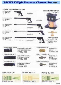 Twaiwan High Pressure Cleaner Acc