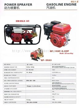 Power Sprayer / Gasoline Engine