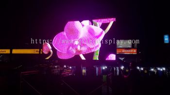 3.84M X 1.92M P8 Outdoor LED Display Board with Cabinet (Full Colour)