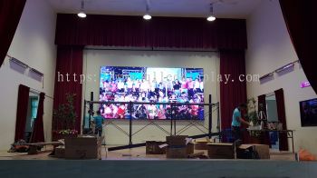 W17.85FT x H8.9FT P4 INDOOR FULL COLOUR LED DISPLAY BOARD 