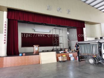 Primary School Stage Background LED TV Screen - SJKC Senai