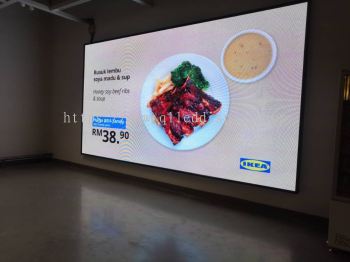 室内购物中心LED显示屏 @Ikea Cheras