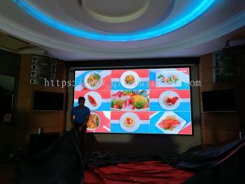 W6.4M x 1.92M P3.07 Indoor LED Display Board (Full Color) 