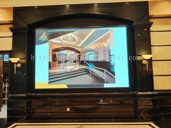 W3.2M x H2.08M P3.07 Indoor LED Display Board (Full Colour) 