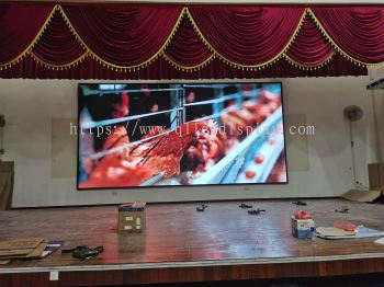 W6.4M x H3.2M P4 Indoor LED Display Board (Full Colour)