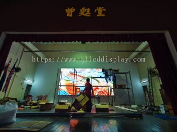 W6.4M x H3.2M P4 Indoor LED Display Board (Full Colour) 