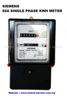 60A SINGLE PHASE KWH METER