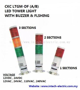 CKC LTGM-DF LED TOWER LIGHT WITH BUZZER & FLASHING