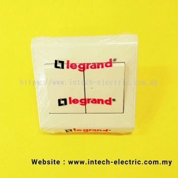 LEGRAND BELANKO 617002 （2 GANG 1 WAY）SWITCH 