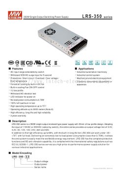 LRS-350 Series Power Switching supply