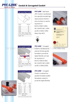 Pvc-Link Conduit & Corrugated Conduit