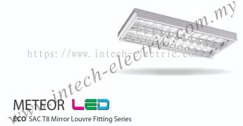 ECO SAC T8 Mirror Louvre Fitting Series [Recessed Mounted]