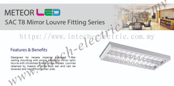 SAC T8 Mirror Louvre Fitting Series