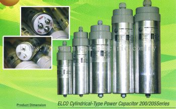 ELCO 200 SERIES 1.5 KVAR CYLINDER TYPE CAPACITOR BANK 440V C/W 1MTR WIRE (WEIGHT-565G)