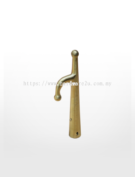 SE04) Boat Hook for Lifeboat (Brass) (Impa : 330285)